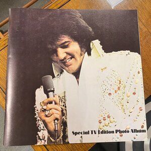 71-(VC) Vintage. Collectible. Elvis. Special TV Edition. Photo Album.Rare.